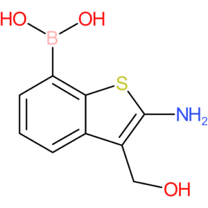 2-amino-3-(hydroxymethyl)benzothiophene-7-boronic acid