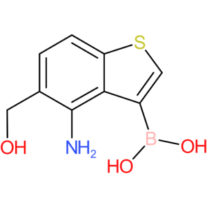 4-amino-5-(hydroxymethyl)benzothiophene-3-boronic acid