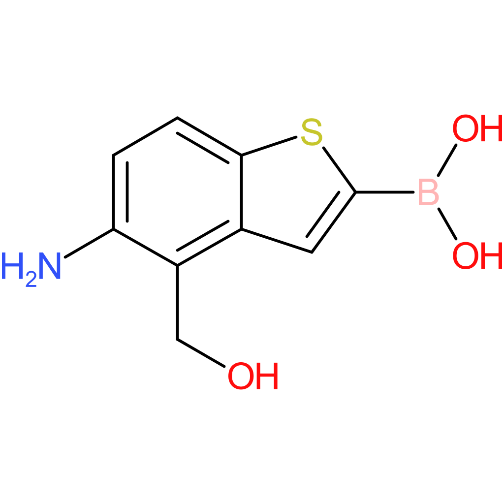 5-amino-4-(hydroxymethyl)benzothiophene-2-boronic acid
