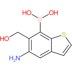 5-amino-6-(hydroxymethyl)benzothiophene-7-boronic acid