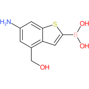 6-amino-4-(hydroxymethyl)benzothiophene-2-boronic acid