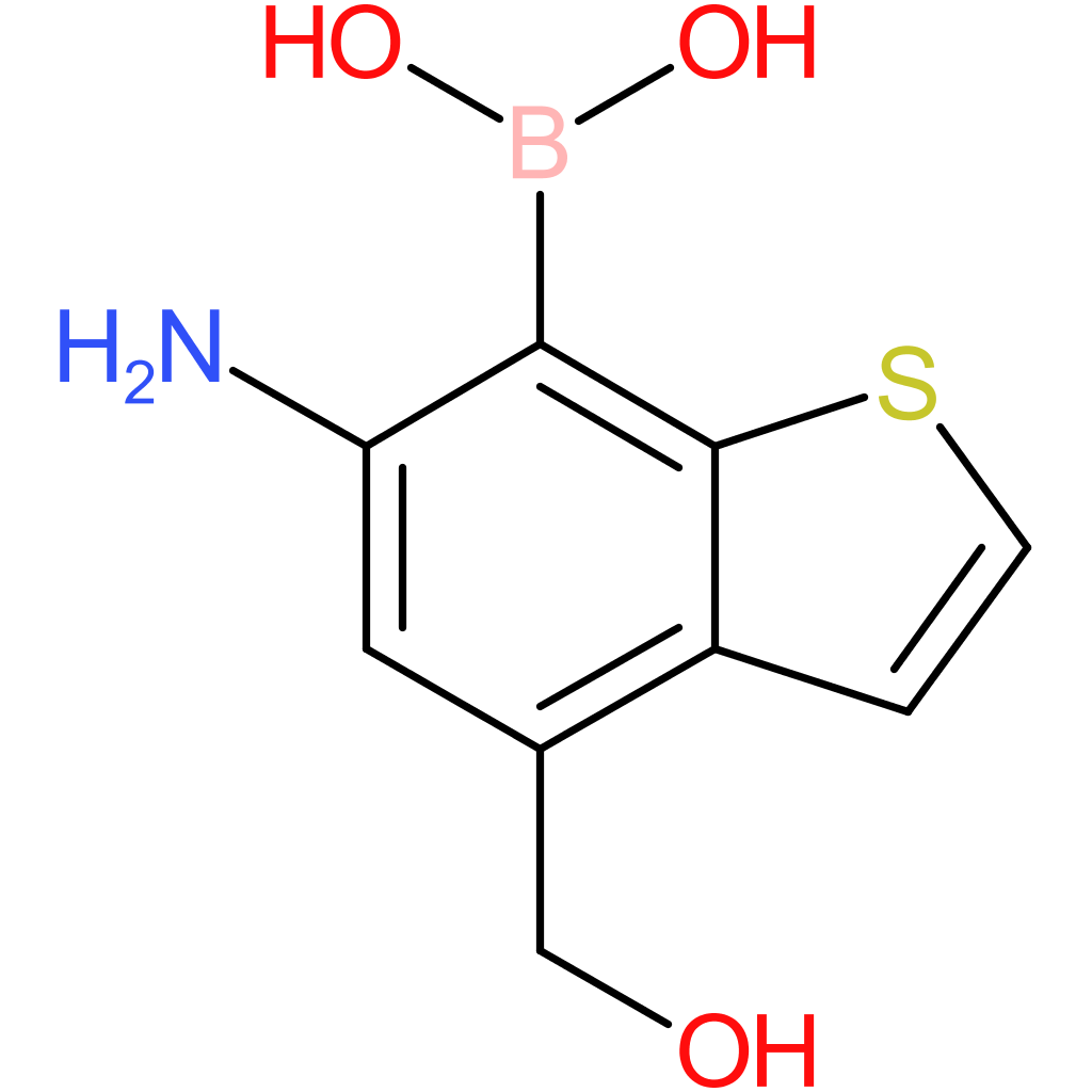 6-amino-4-(hydroxymethyl)benzothiophene-7-boronic acid