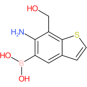 6-amino-7-(hydroxymethyl)benzothiophene-5-boronic acid