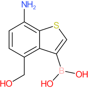 7-amino-4-(hydroxymethyl)benzothiophene-3-boronic acid