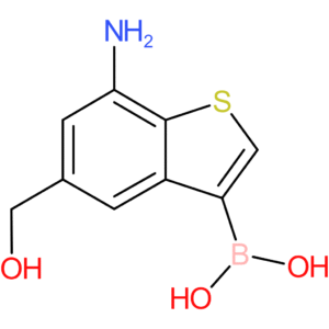 7-amino-5-(hydroxymethyl)benzothiophene-3-boronic acid
