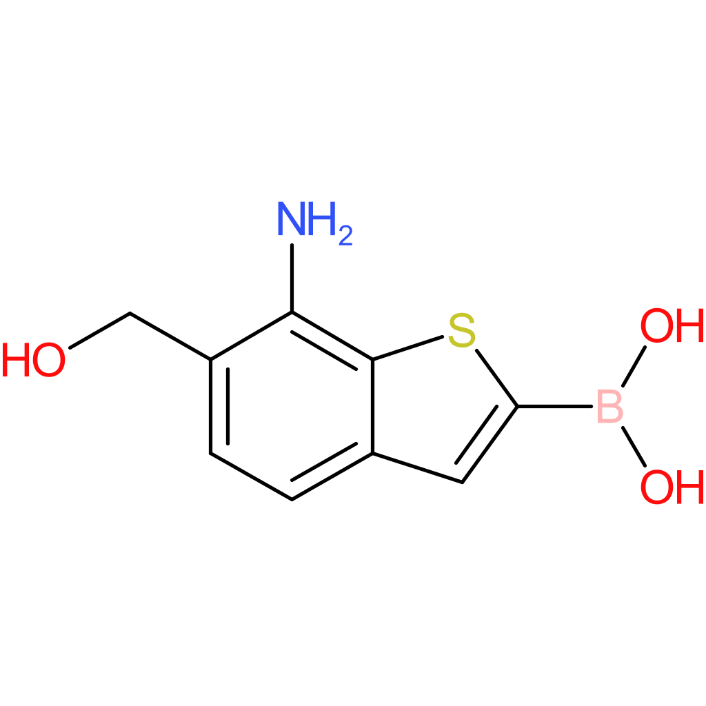 7-amino-6-(hydroxymethyl)benzothiophene-2-boronic acid