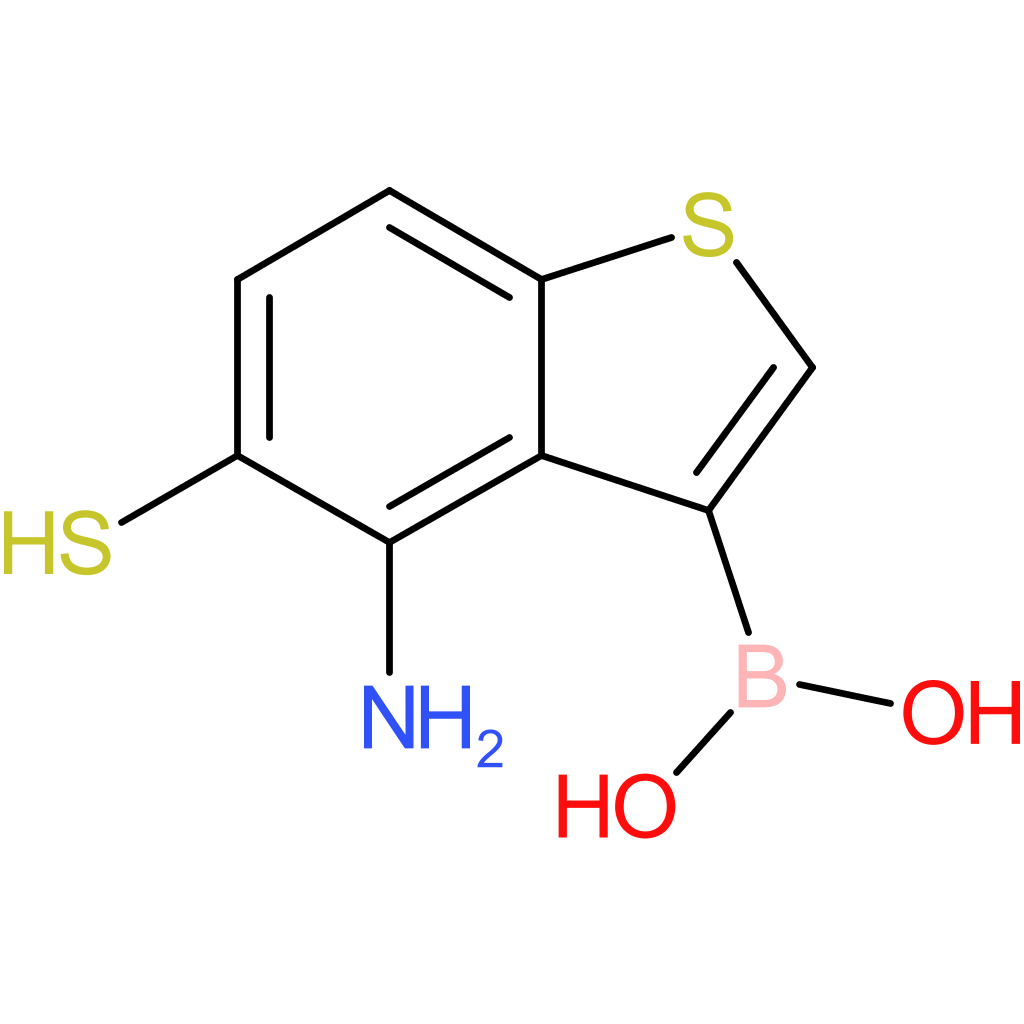 (4-amino-5-sulfanyl-1-benzothiophen-3-yl)boronic acid