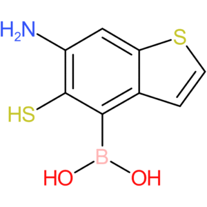 (6-amino-5-sulfanyl-1-benzothiophen-4-yl)boronic acid