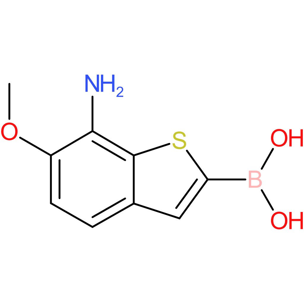 7-amino-6-methoxybenzothiophene-2-boronic acid