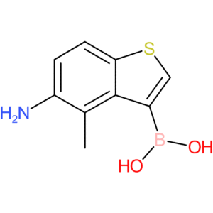 (5-amino-4-methyl-1-benzothiophen-3-yl)boronic acid