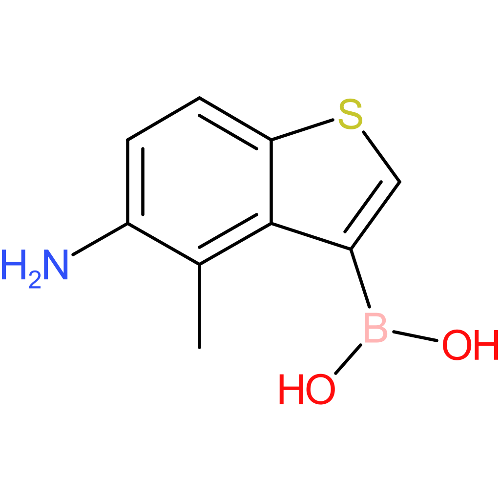 (5-amino-4-methyl-1-benzothiophen-3-yl)boronic acid