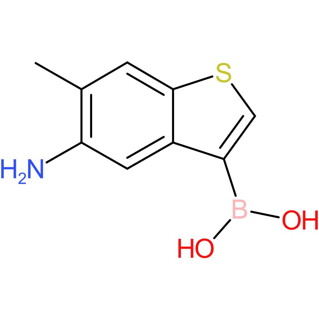 (5-amino-6-methyl-1-benzothiophen-3-yl)boronic acid