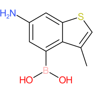 (6-amino-3-methyl-1-benzothiophen-4-yl)boronic acid