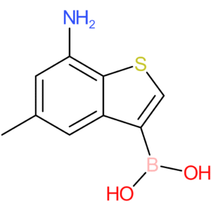 (7-amino-5-methyl-1-benzothiophen-3-yl)boronic acid
