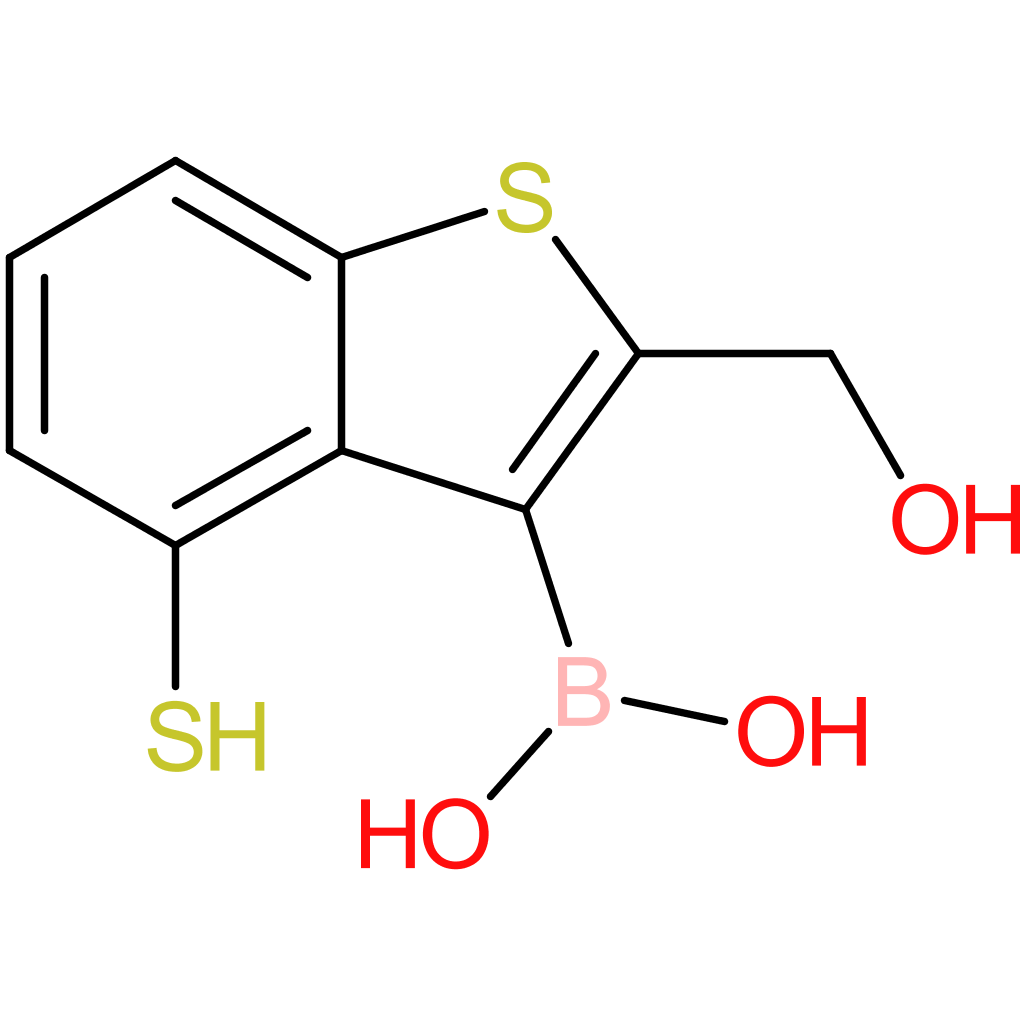 2-(hydroxymethyl)-4-mercaptobenzothiophene-3-boronic acid