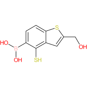 2-(hydroxymethyl)-4-mercaptobenzothiophene-5-boronic acid