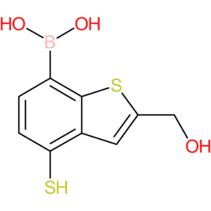 2-(hydroxymethyl)-4-mercaptobenzothiophene-7-boronic acid