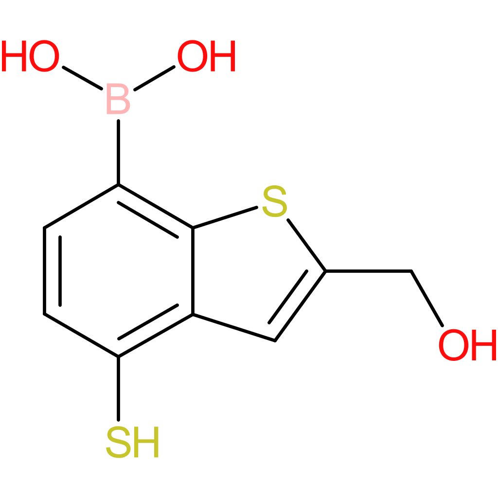 2-(hydroxymethyl)-4-mercaptobenzothiophene-7-boronic acid