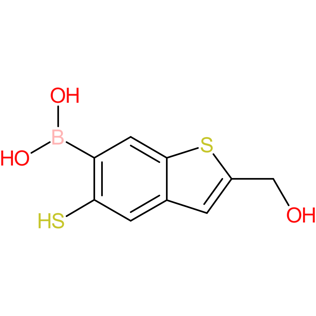 2-(hydroxymethyl)-5-mercaptobenzothiophene-6-boronic acid