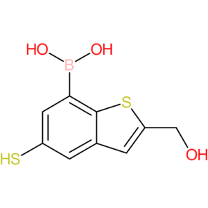 2-(hydroxymethyl)-5-mercaptobenzothiophene-7-boronic acid