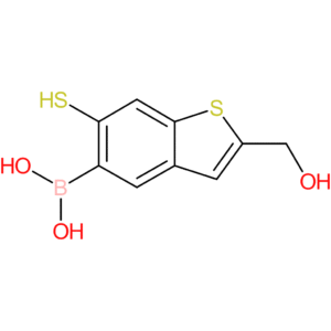 2-(hydroxymethyl)-6-mercaptobenzothiophene-5-boronic acid