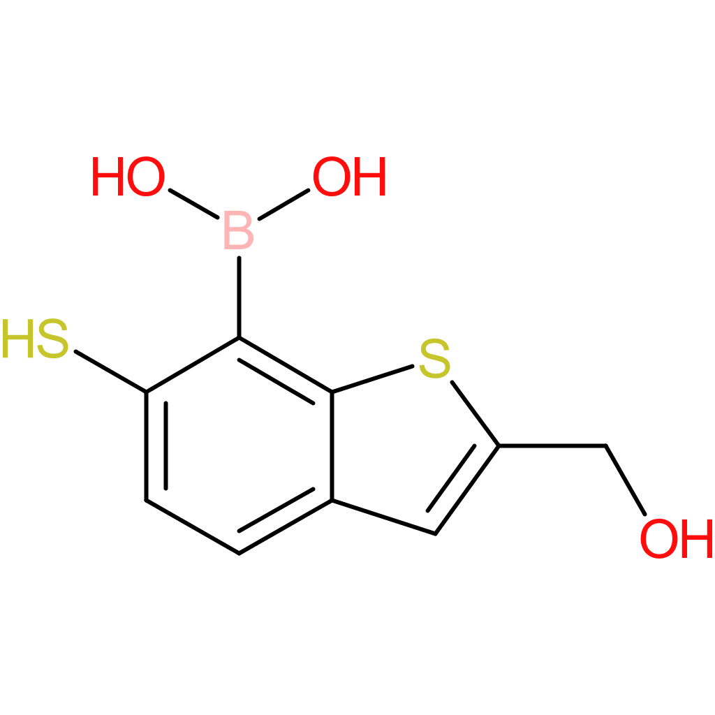 2-(hydroxymethyl)-6-mercaptobenzothiophene-7-boronic acid