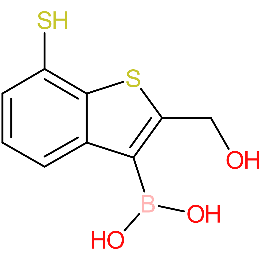 2-(hydroxymethyl)-7-mercaptobenzothiophene-3-boronic acid