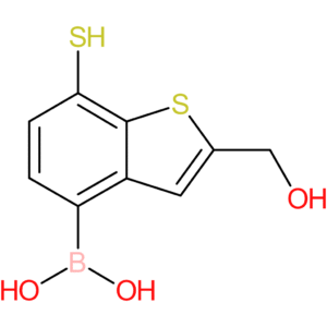 2-(hydroxymethyl)-7-mercaptobenzothiophene-4-boronic acid