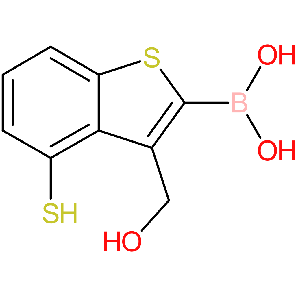 3-(hydroxymethyl)-4-mercaptobenzothiophene-2-boronic acid