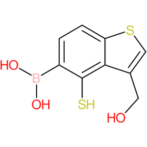 3-(hydroxymethyl)-4-mercaptobenzothiophene-5-boronic acid