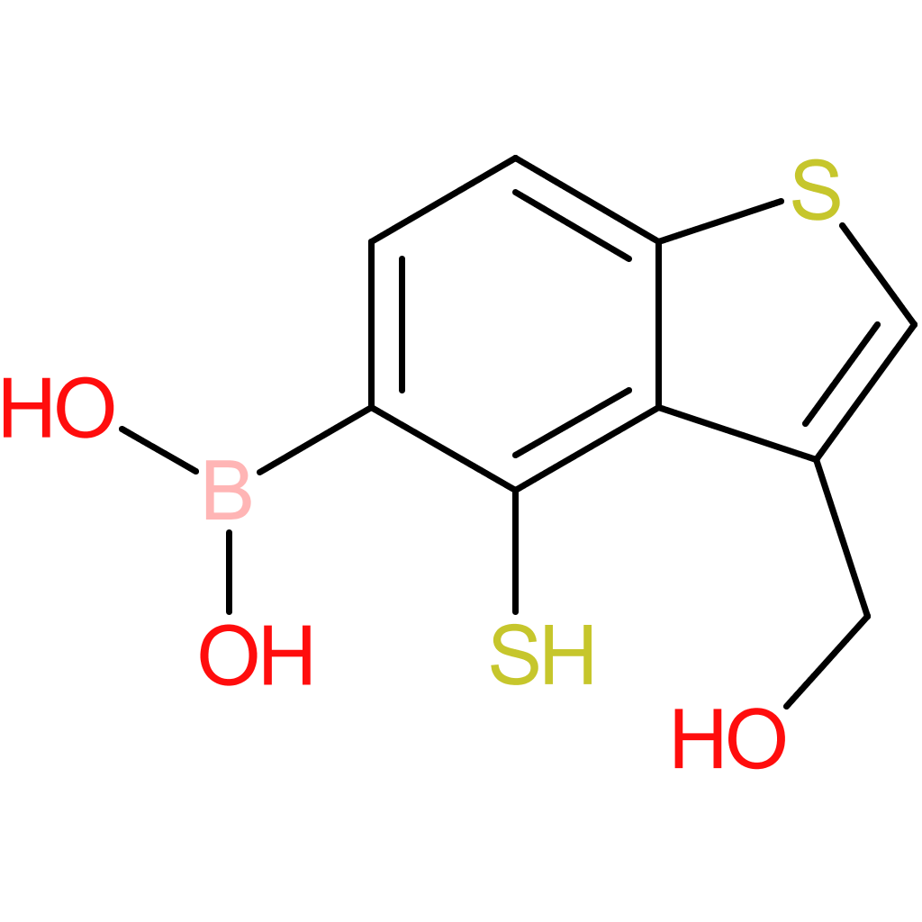 3-(hydroxymethyl)-4-mercaptobenzothiophene-5-boronic acid