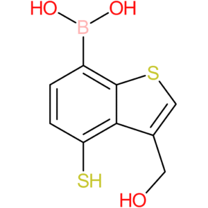 3-(hydroxymethyl)-4-mercaptobenzothiophene-7-boronic acid