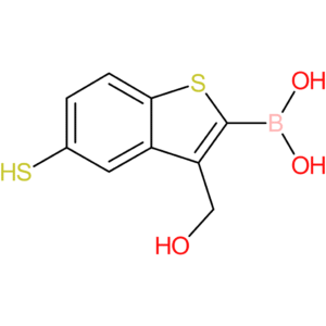 3-(hydroxymethyl)-5-mercaptobenzothiophene-2-boronic acid