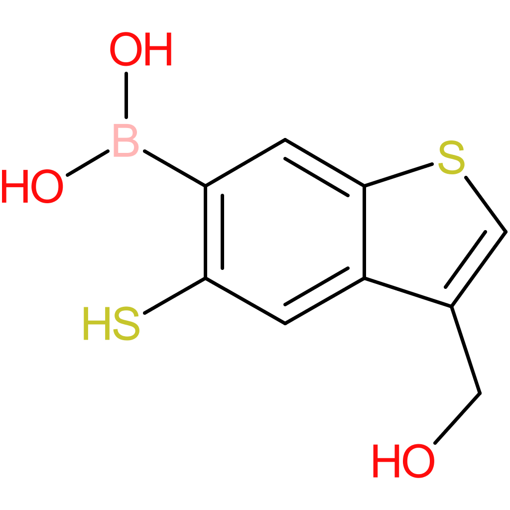 3-(hydroxymethyl)-5-mercaptobenzothiophene-6-boronic acid