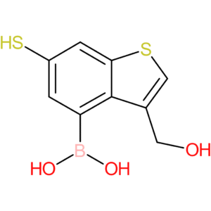 3-(hydroxymethyl)-6-mercaptobenzothiophene-4-boronic acid