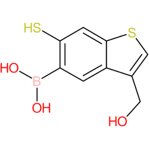 3-(hydroxymethyl)-6-mercaptobenzothiophene-5-boronic acid