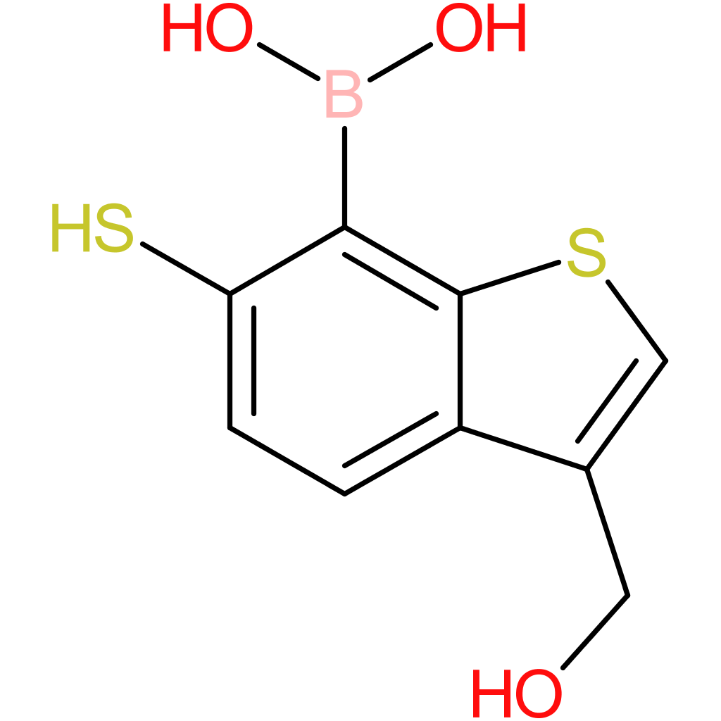 3-(hydroxymethyl)-6-mercaptobenzothiophene-7-boronic acid