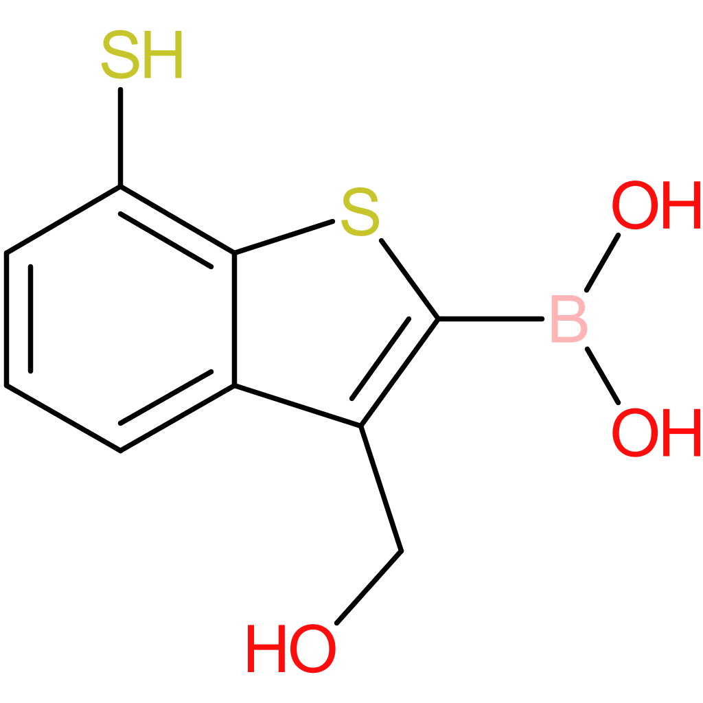 3-(hydroxymethyl)-7-mercaptobenzothiophene-2-boronic acid
