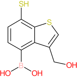 3-(hydroxymethyl)-7-mercaptobenzothiophene-4-boronic acid