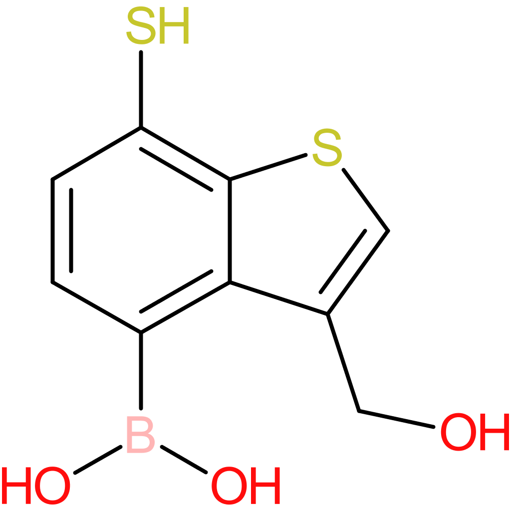 3-(hydroxymethyl)-7-mercaptobenzothiophene-4-boronic acid