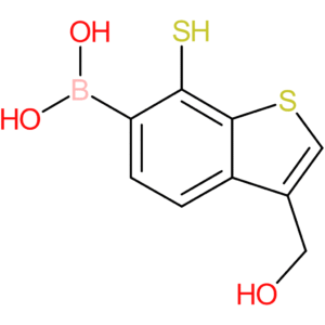 3-(hydroxymethyl)-7-mercaptobenzothiophene-6-boronic acid