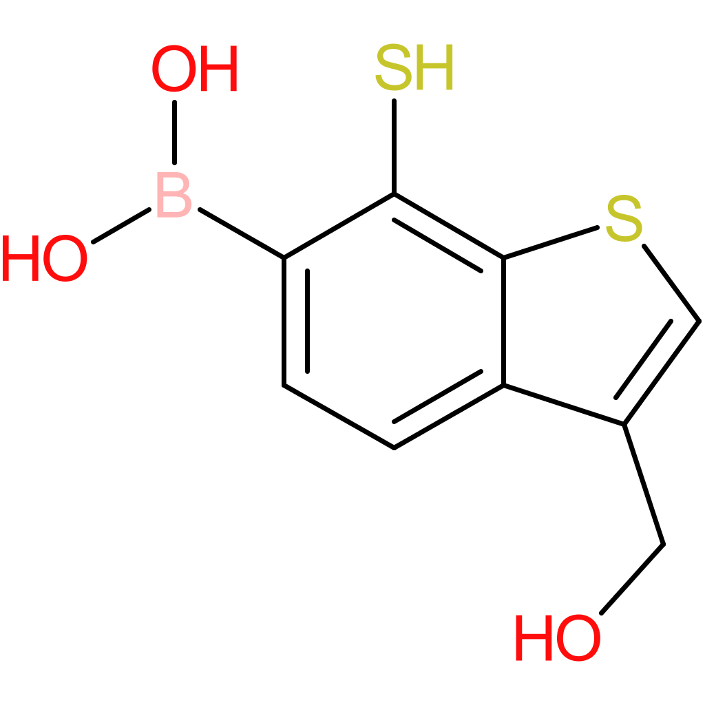 3-(hydroxymethyl)-7-mercaptobenzothiophene-6-boronic acid