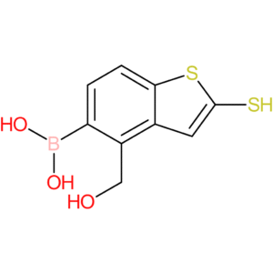 4-(hydroxymethyl)-2-mercaptobenzothiophene-5-boronic acid