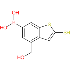 4-(hydroxymethyl)-2-mercaptobenzothiophene-6-boronic acid