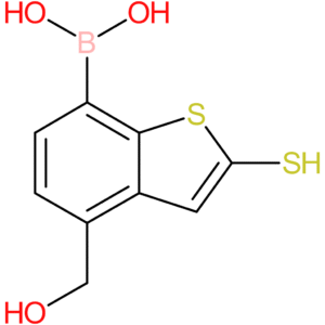 4-(hydroxymethyl)-2-mercaptobenzothiophene-7-boronic acid