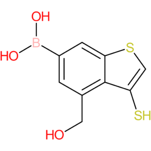 4-(hydroxymethyl)-3-mercaptobenzothiophene-6-boronic acid