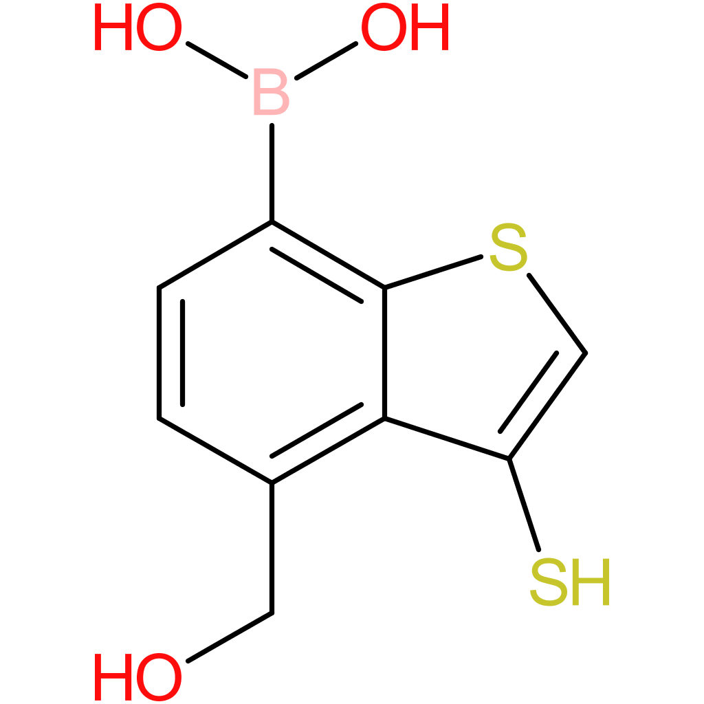 4-(hydroxymethyl)-3-mercaptobenzothiophene-7-boronic acid