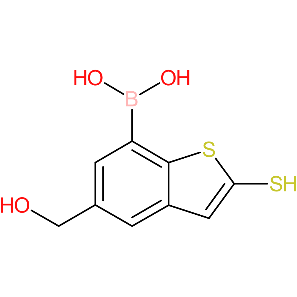 5-(hydroxymethyl)-2-mercaptobenzothiophene-7-boronic acid
