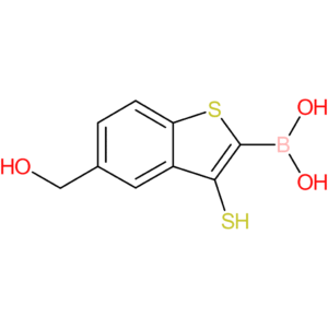 5-(hydroxymethyl)-3-mercaptobenzothiophene-2-boronic acid