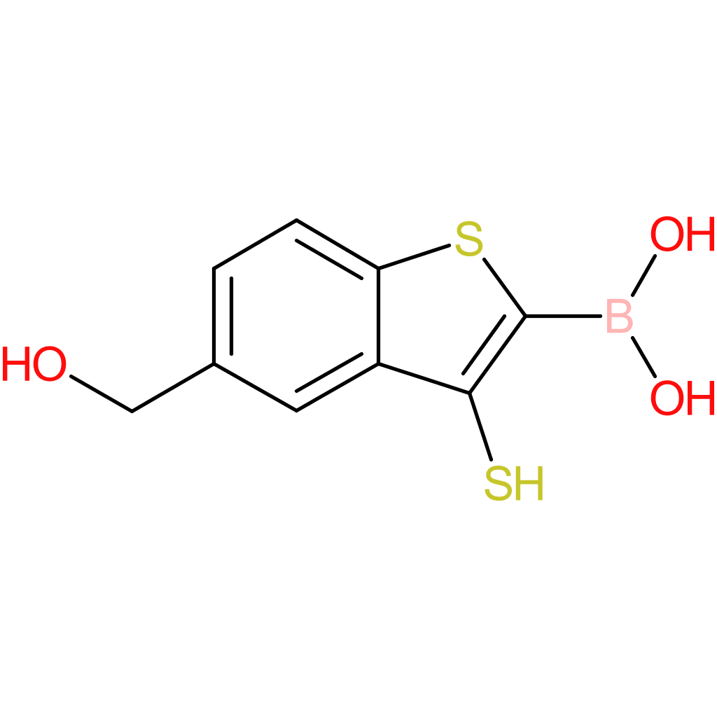 5-(hydroxymethyl)-3-mercaptobenzothiophene-2-boronic acid